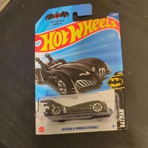 Mattel Black Batmobile Hot Wheels Car